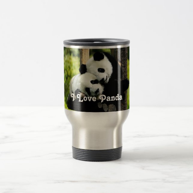 I Love Panda Mug (Center)