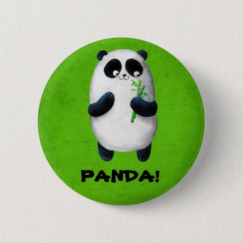 I love Panda Pinback Button