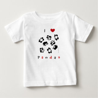 i love pandas baby T-Shirt