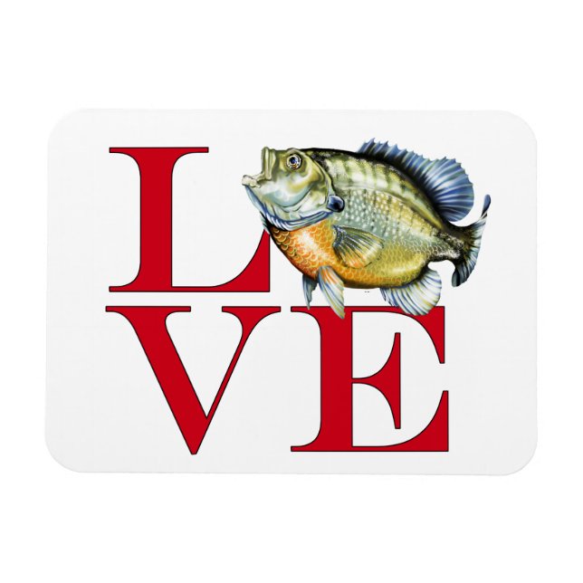 I Love Panfish Magnet (Horizontal)