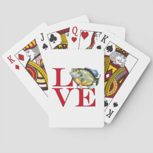 I Love Panfish Poker Cards