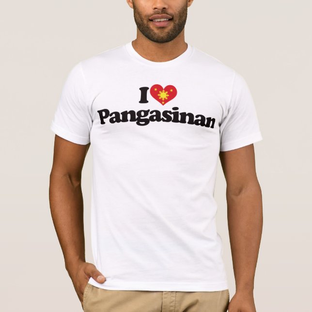 I Love Pangasinan T-Shirt (Front)