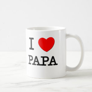 I Love Papa Coffee Mug