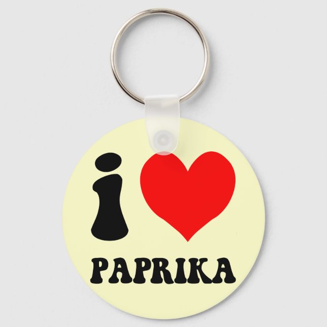I love paprika keychain (Front)