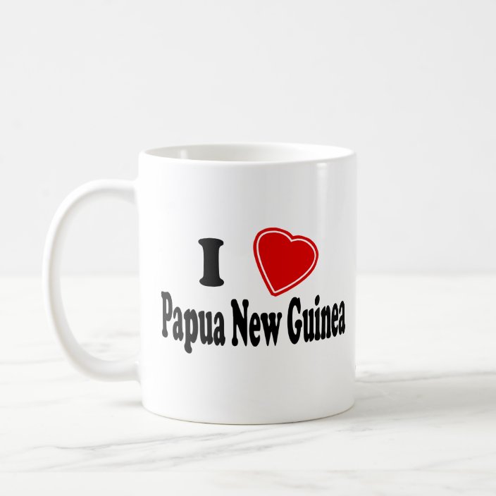 I Love Papua New Guinea Mug
