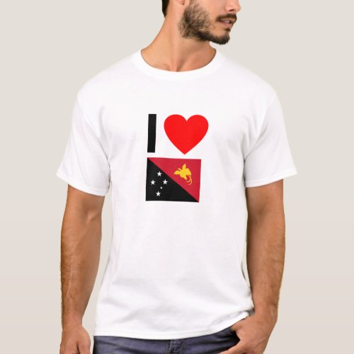 i love papua new guinea T_Shirt