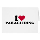 I love paragliding (Front Horizontal)