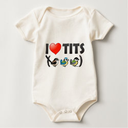 I Love Tits (EU) Infant Organic Creeper