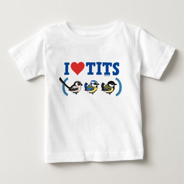 I Love Paridae EU Baby T-Shirt (Front)