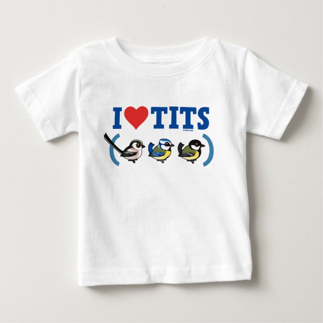 I Love Paridae EU Baby T-Shirt (Front)