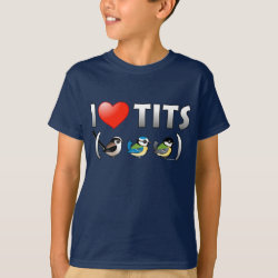 I Love Tits (EU) Kids' Hanes TAGLESS® T-Shirt