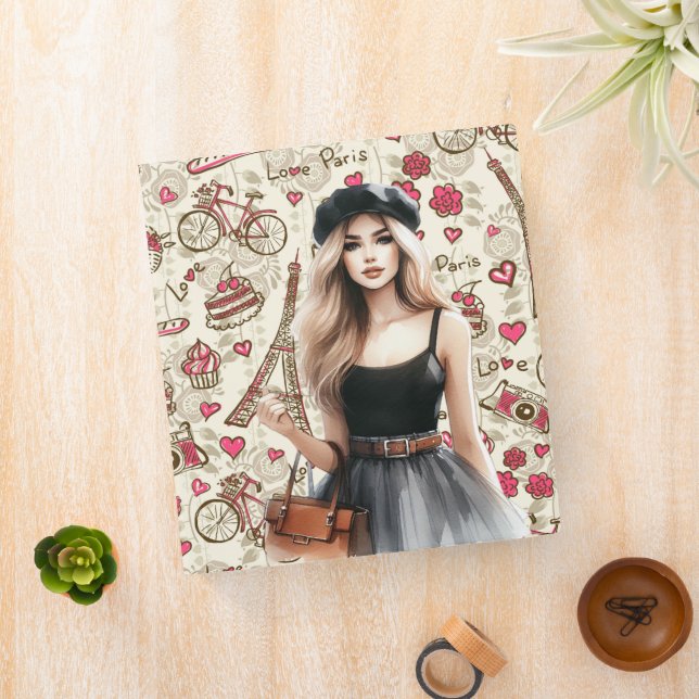 I Love Paris  3 Ring Binder (In Situ)