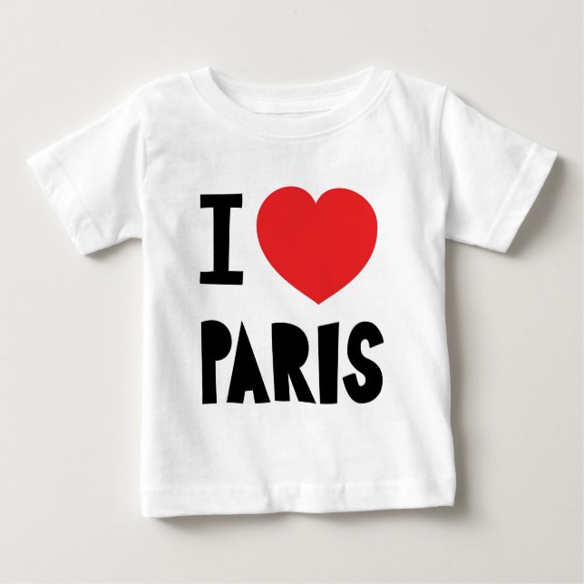 I love Paris Baby T-Shirt (Front)