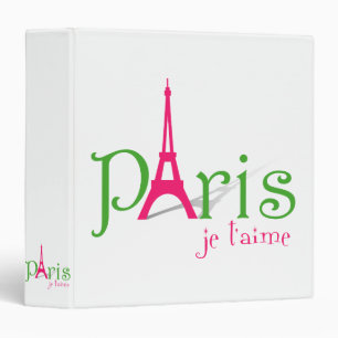 I love Paris Binder