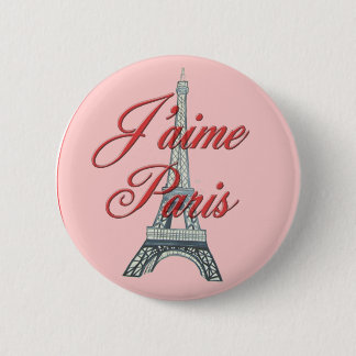I love Paris Button