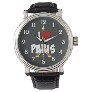 I Love Paris, charming popular design Watch