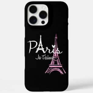 I Love Paris Eiffel Tower France French Souvenir iPhone 16 Pro Max Case
