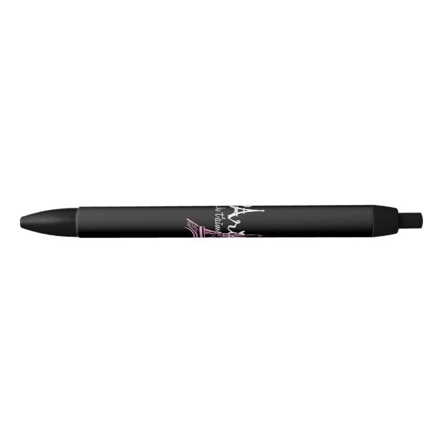 I Love Paris Eiffel Tower France French Souvenir Pen (Front)