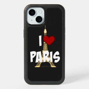 I Love Paris, Eiffel Tower, iPhone 15 Case