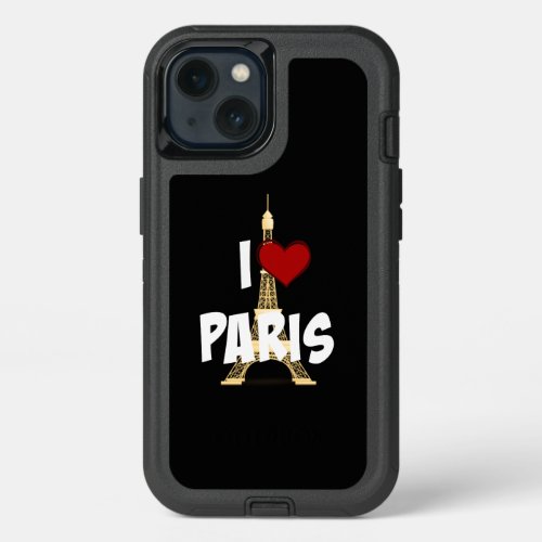 I Love Paris Eiffel Tower iPhone 13 Case