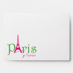 I love Paris Envelope
