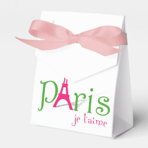 I love Paris Favor Boxes