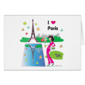 I love Paris, France (Front Horizontal)