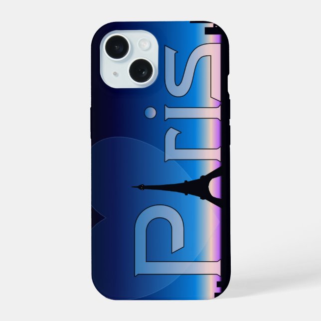 I Love Paris Iphone Case (Back)