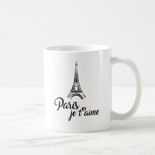 I Love Paris Je t'aime Coffee Mug