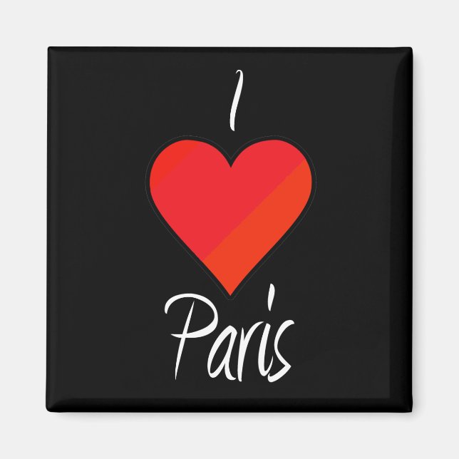 I Love Paris Magnet (Front)
