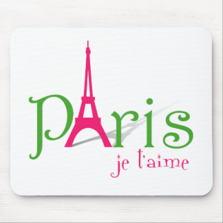 I love Paris Mouse Pad