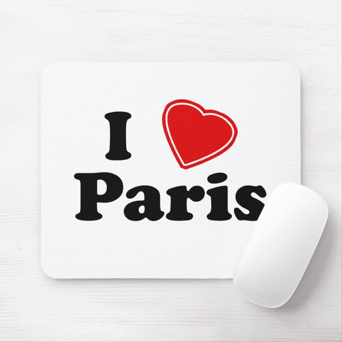 I Love Paris Mousepad