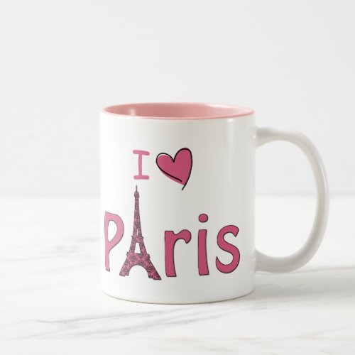 I Love Paris Mug