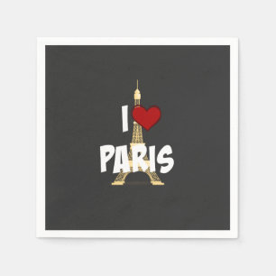 I Love Paris Napkins