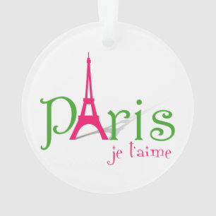 I love Paris Ornament