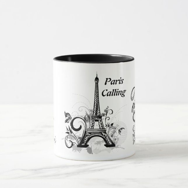 I Love Paris/ Paris Calling Combo Mug (Center)