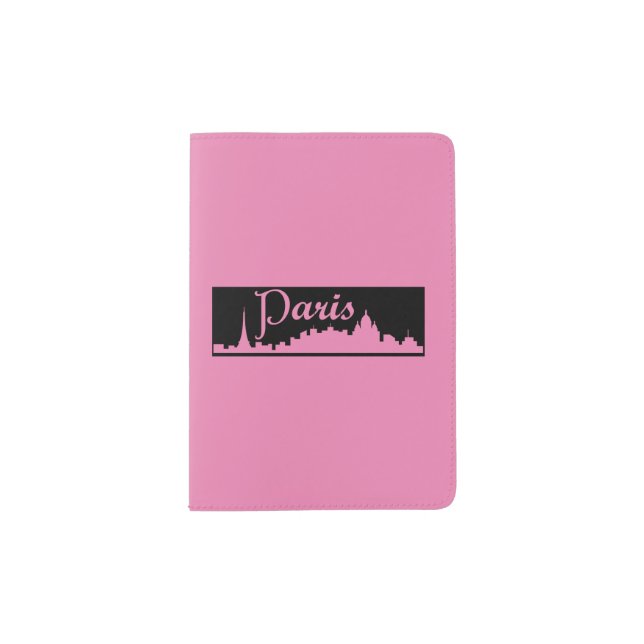 I Love Paris Passport Holder (Front)