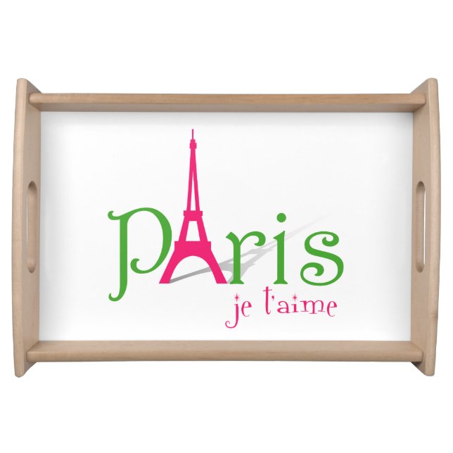 I love Paris Serving Tray (Front)