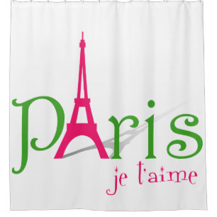 I love Paris Shower Curtain