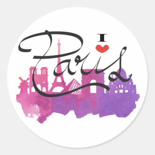 I love paris Stickers