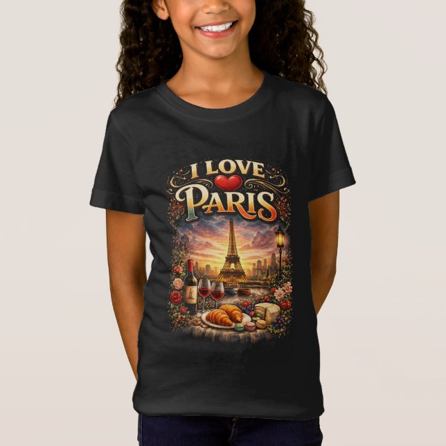 I Love Paris T-Shirt (Front)