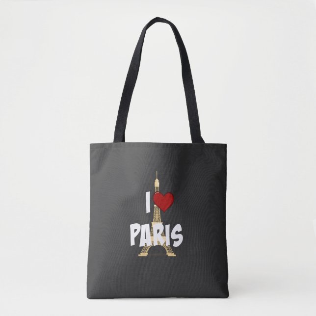 I Love Paris Tote Bag (Front)