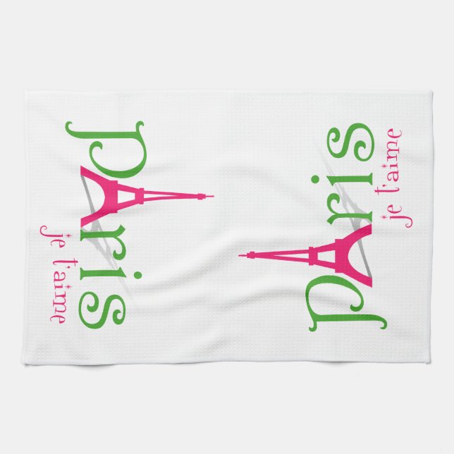 I love Paris Towel (Horizontal)
