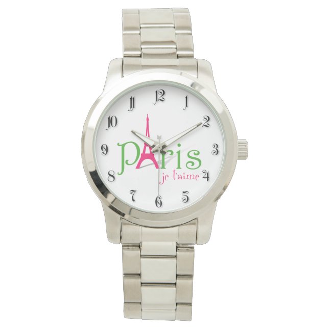 I love Paris Watch (Front)