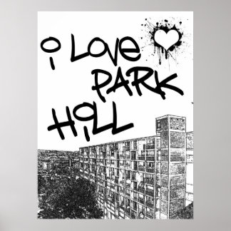 I Love Park Hill Poster