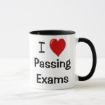 I Love Passing Exams Exams Celebration Gift Mug at Zazzle