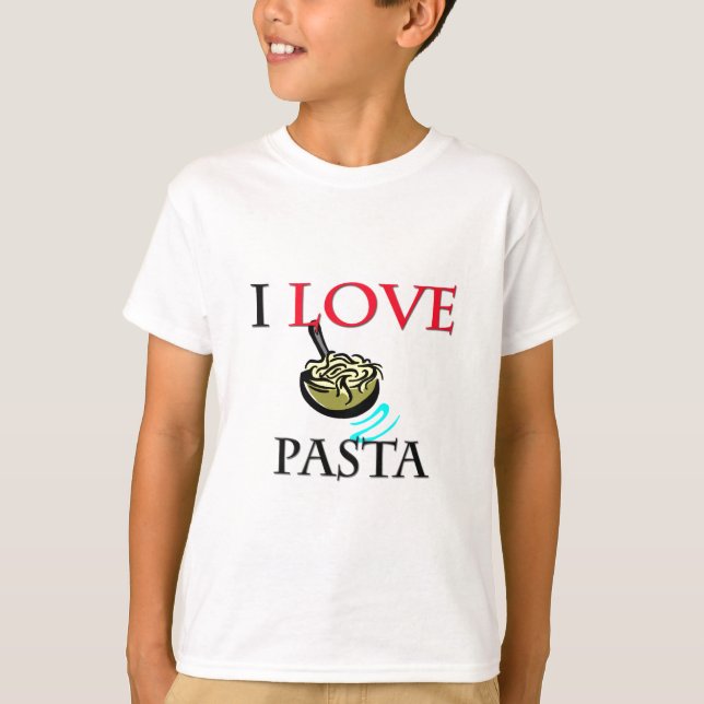 I Love Pasta T-Shirt (Front)
