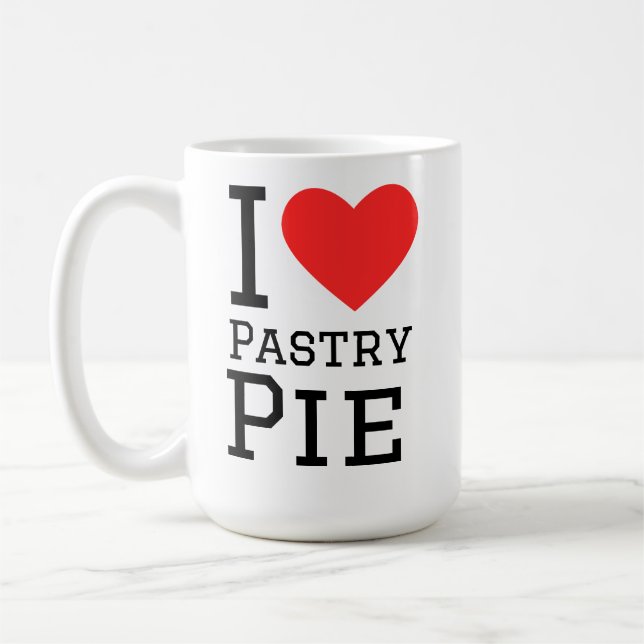 I love pastry pie coffee mug (Left)