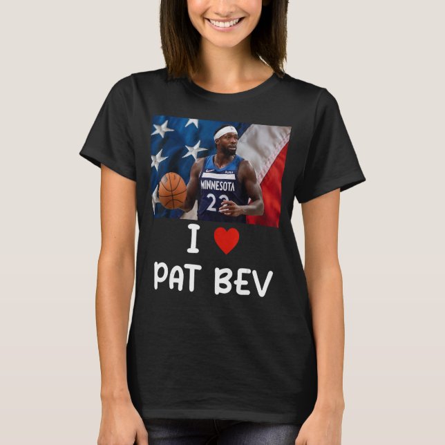 I Love Pat Bev 13 T-Shirt (Front)