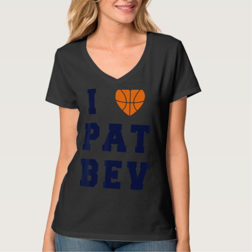 I Love Pat Bev I Heart Pat Bev Design T_Shirt